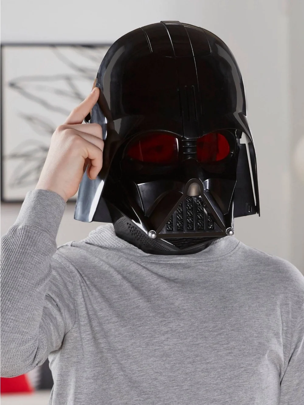 Star Wars Darth Vader Black and Red Voice Changer Mask
